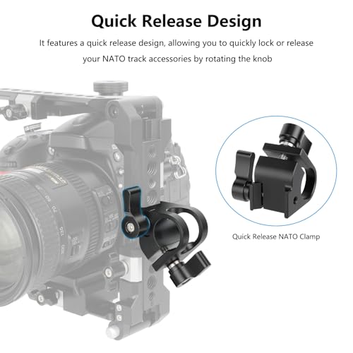 Image of CAMVATE NATO Clamp to 19mm Single Rod Bracket-3970