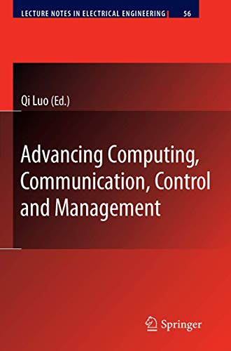Advancing Computing, Communication, Control and Management: 56 (Lecture Notes in Electrical Engineering) view 2