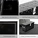 SSN 24 In Black Aluminum Tool Box 5 Bar Tread ToolBox for Truck Bed Car Outdoor Trailer Pickup Underbody RV ATV Storage Underbed Tools Organizer with Side Handle and Lock 24