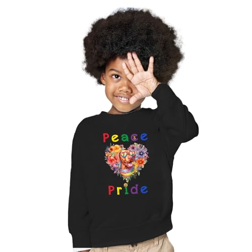 Peace Love Pride Dog with Rainbow Sunglasses LGBT LGBTQ+ Adult Youth T-Shirt Hoodie Sweatshirt3