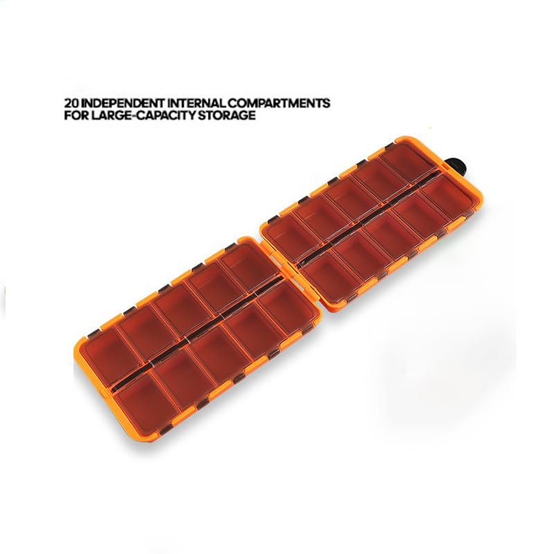 Caja organizadora plegable para accesorios de pesca miniatura 5