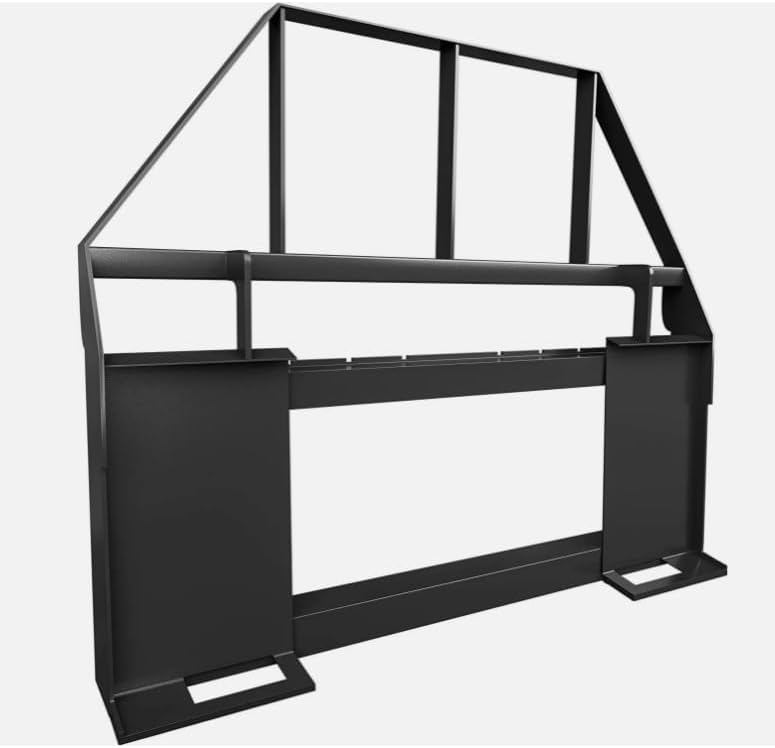 46" Quick Attach Mount Pallet Fork Frame 4000lbs Capacity Skid Steer Attachment