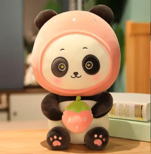 Image of Panda Plush Animal, Stuffed Toy Pillow for Kids Girls Boys Girlfriend Huggable Comfort, and Vibrant Colors for Kids, Collectors, and Gifting