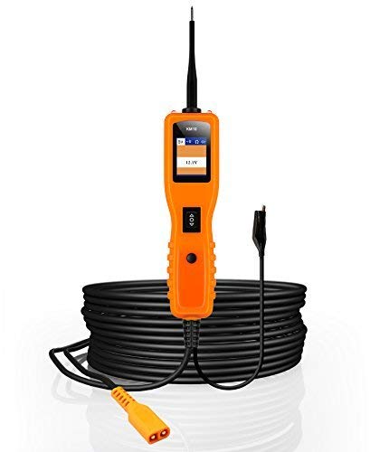 KZYEE KM10 Power Circuit Probe Kit, 12V 24V Automotive Circuit Tester, Digital Multimeter, Short Finder, AC/DC Voltage Tester, Diode & Resistance, Current Probe Component Activation, 20FT+20FT Cable