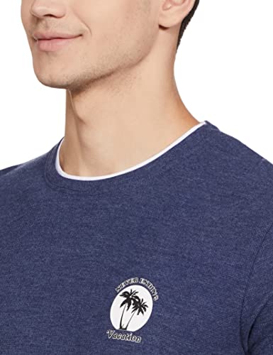 Image of Max Men Regular Fit Printed Crew Neck Tshirt