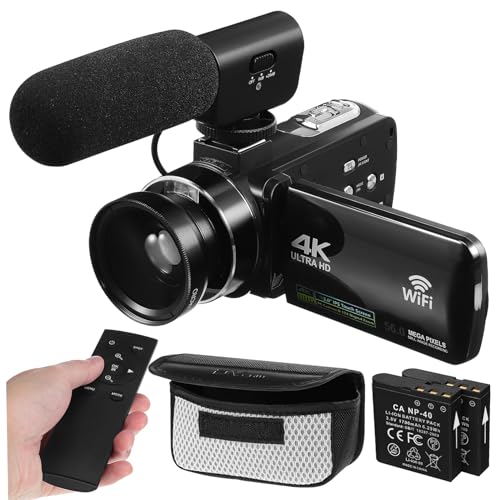 Caméra numérique pour vlogging et récits de voyage avec écran 4 pouces portatif