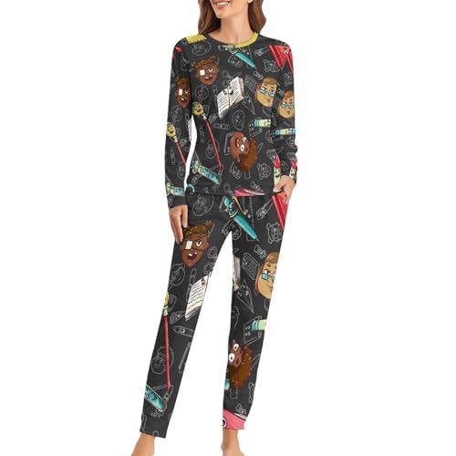 Pyjama femme manches longues idéal pour les week-ends cocooning à la maison