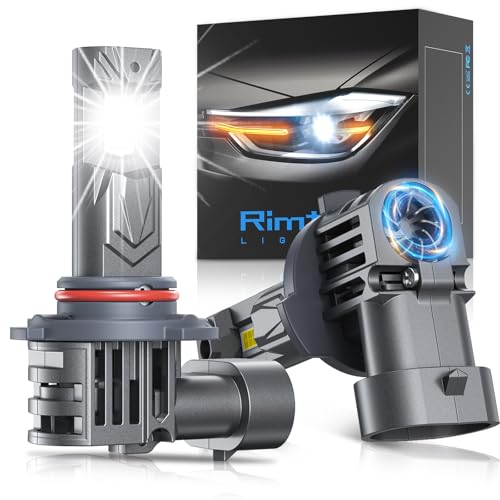 rimthin 9005/HB3 Bulbs, HB3 Fog Lights 6000K Cool White, Pack of 2