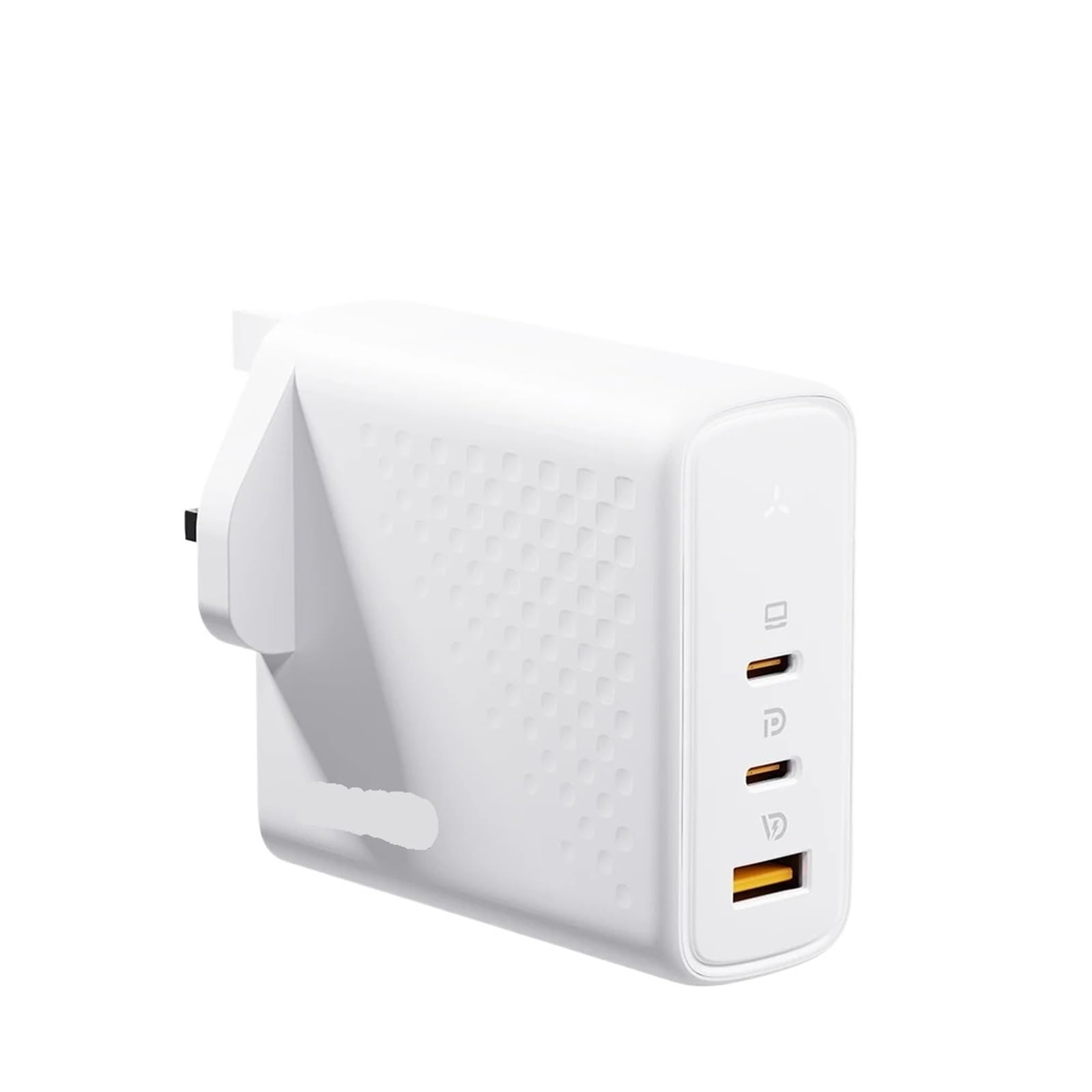 Cargador GAN de 140 W, Carga rápida Tipo C, Carga rápida 4.0, Cargador de Carga rápida USB C 3.0(140W U-K-Plug White)