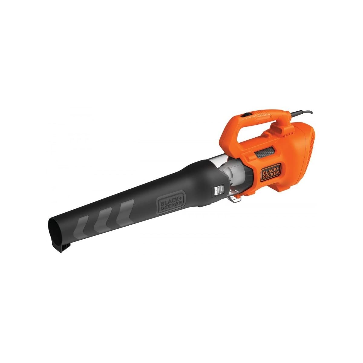 BLACK+DECKER Soplador de Hojas Axial 1.850W, Velocidad de Soplado 225 km/h, Volumen de Soplado 12.5 m³/min, Ventilador Axial Diseño Ligero y Compacto, BEBL185-QS