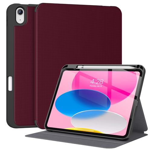Supveco Case for iPad (A16) 11" & iPad 10th Generation 10.9",Pure Wine