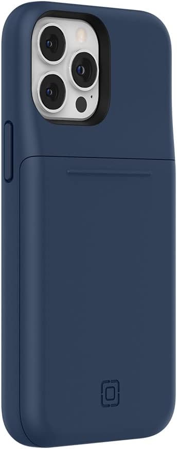 Incipio Stashback Wallet Case for iPhone 13 Pro Max – Slim Dual-Layer Protective Case with 12ft Drop Protection, Slide-Out Card Storage, Shock-Absorbing, Scratch-Resistant Design - Midnight Navy