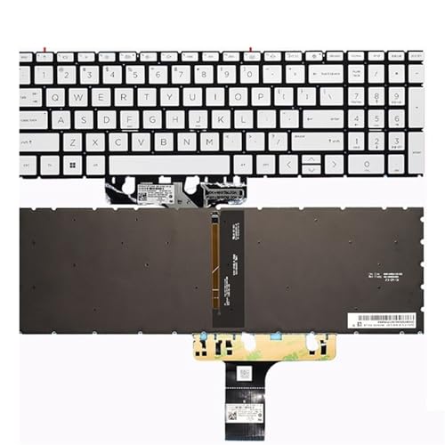 Clavier HP 15-EG 17-CN US Silver pour réparer des touches bloquées ou usées