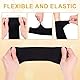 Damen Arm Former Elastische Oberarm Shaper Sleeve für Sport Fitness Anti- (Schwarz)