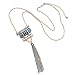 eManco Bohemian Long Metal Tassel Necklaces for Women Vintage Turquoise Geometric Pendant Fashion Jewerly Gold