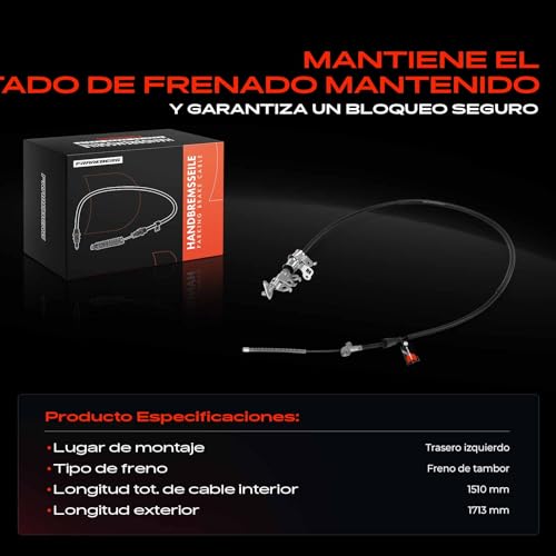 Cable freno estacionamiento Terios J2 trasero izquierdo 46430-B4010 recambio 4