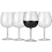 Lily's Home Unbreakable Red Wine Glasses, Made of Shatterproof Tritan Plastic and Ideal for Indoor and Outdoor Use, Reusable (22oz each, Set of 4)
