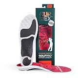 CURREX GolfPro Insoles for Golf Shoes – Arch Support Inserts to Improve Balance, Stability, Comfort & Performance, Help with Foot & Heel Pain Relief – for Men & Women – Low Arch, Medium