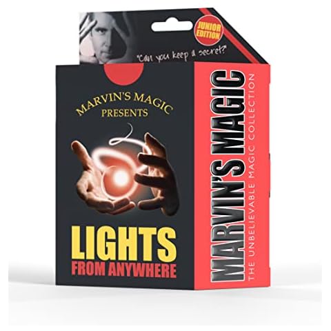 Marvin's Magic - Lights from Anywhere - Junior Edition - Professional Children's Tricks Set - Amazing Magic Tricks for Kids - Includes Light Props and Instructions Cover