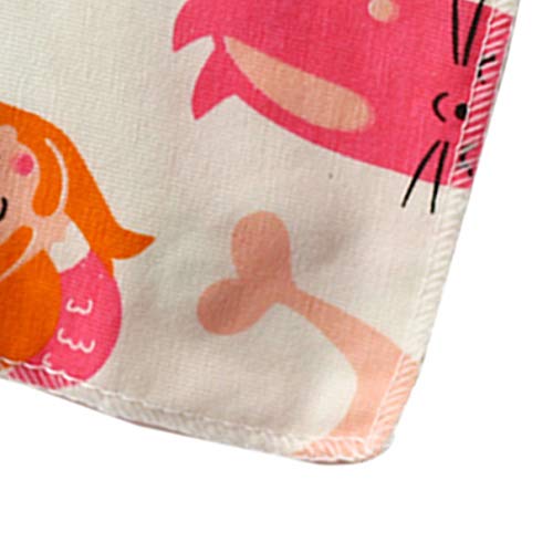 Cotton Baby Bibs Triangle Double Layers Cartoon Baby Bandana Dribble Bibs Universal Baby Accessories