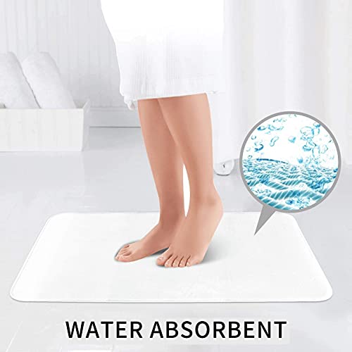 Tapis de bain antidérapant blanc lot de 3 ultra absorbant pour sol sécurisé - 7