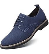 Mens Suede Shoes Dress Shoes Classic Oxfords Business Casual Lace Up Derbys Shoes