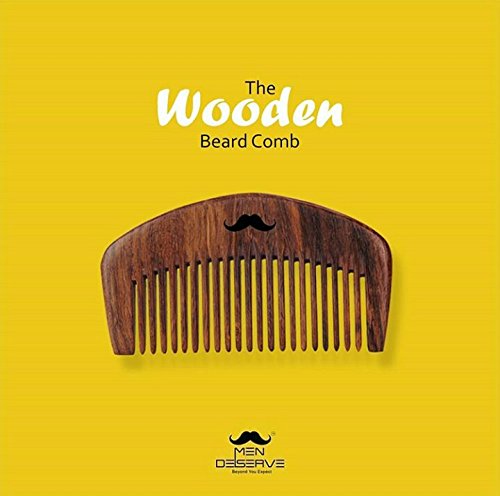 Image of Men Deserve Sheesham Wooden Beard Comb (Hand Made)