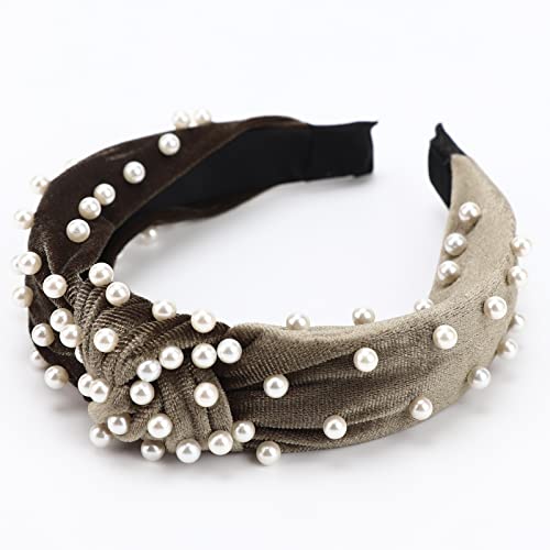Image of DRESHOW 8 Pack Knotted Headbands for Women Wide Turban Headband Yoga Exercise Ribbing Hair Hoop Hair Bands Accessories