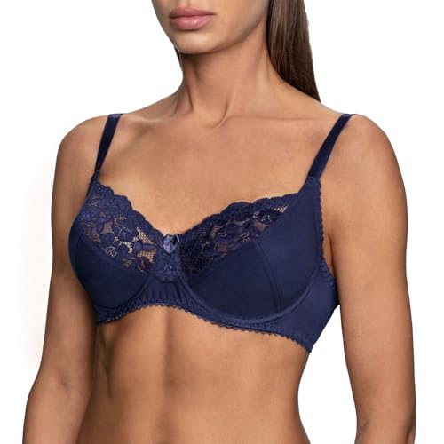 Image of Minimizer Bra with Underwire, Unlined Lace, Full Coverage