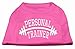 Mirage Pet Products Personal Trainer Screen Print Shirt, 6X-Large, Bright Pink