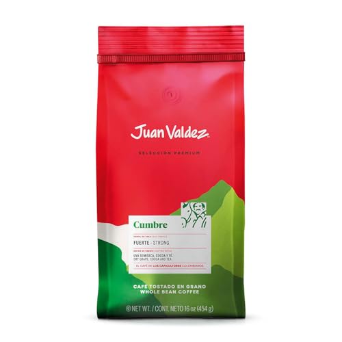 Juan Valdez Cumbre Whole Bean Coffee, Dark Roast 16 OZ