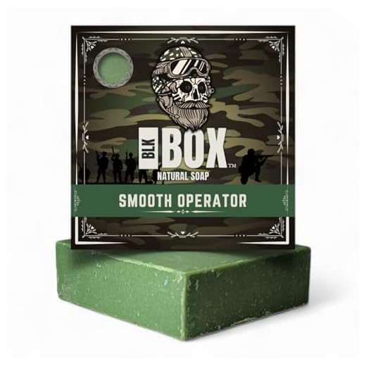 Sabonete em barra masculino natural Black Box Limited USA MADE 142 g, sabonete hidratante corporal feito a partir de óleos naturais - Processo a frio feito à mão, sem produtos químicos agressivos