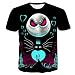Produktbild Htekgme Herren- / Damen-Freizeithemden Funky Rotäugiger Clown 3D-Gedruckte Kurzarm-Hawaiihemden Holiday Overshirt-Ae192_4XL