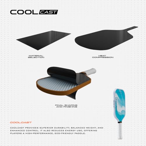 Image of Hundred Spirit X Flow Blast - Pickleball Paddle | 13mm Core | Wide Body Power Paddle | Enhanced Sweet Spot | Ideal for Beginners & Intermediate Players | Free Paddle Bag
