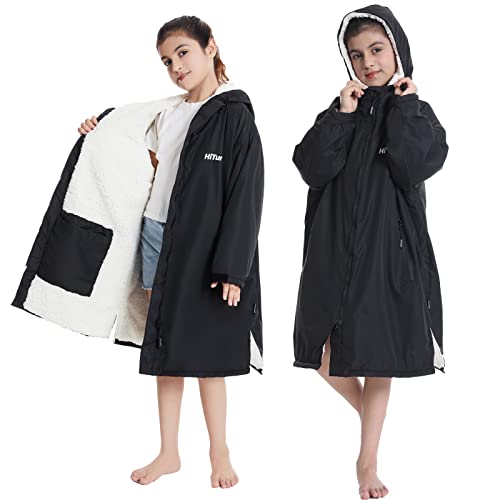 Hiturbo Warm Kids Swim Parka: Waterproof Changing ...