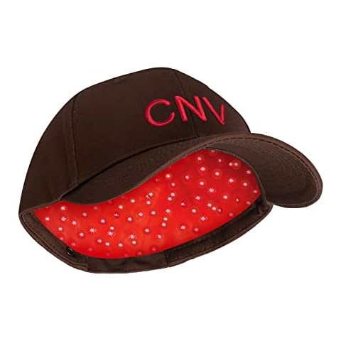 CNVINC Laser Hair Growth Therapy Cap ,288 Lasers (LLLT) for Hair Loss Treatment for Men and Women,Stimulate Hair Growth, Regrow, Add Density, Get Thicker, Fuller Hair (Brown) Cover