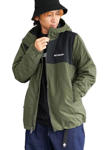 [コロンビア] 化繊中綿ジャケット メンズ アウター アウトドア ブランド 撥水 マウンテンパーカー (JP, アルファベット, XL, オリーブ)