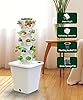 SJZX Hydroponics Growing System Kit, 12L Large Capacity Hydroponic Tower, 5 Tiers Indoor Outdoor Gardening System for Beginner with Water Pump & APP Auto Timer, Vertical Garden Planter Kits (25 Pods) #4