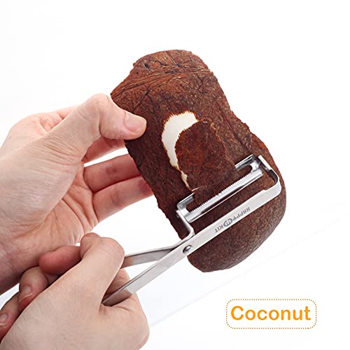 Happy Kit 2 Piece Tomato Peeler And Potato Peeler With Ergonomic Handle Design For Vegetables, Soft Skin Fruits, Tomatoes, Cucumbers, Apples, Mangoes #TOP6