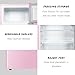 HAILANG Mini Fridge With Freezer,3.2 Cu.Ft Compact Refrigerator,Mini Refrigerator With 2 Doors For Bedroom,Office,Kitchen,Apartment,Dorm(pink)