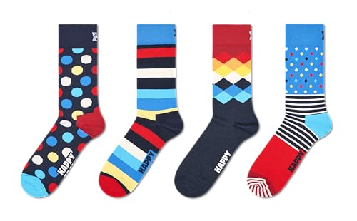 Opiniones y reviews de Happy Men , listamos los 10 mejores. 38 Happy Socks - Paquete de 4 calcetines marinos, azul, S/M