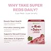 eHerbal Superfood Freeze-Dried Powder | Beetroot Kombucha, Artichoke, Strawberry & More | Digestive, Energy & Fiber Support | 15 Packs Each | Vegan, Non-GMO, No Additives (Box, e-Reds)