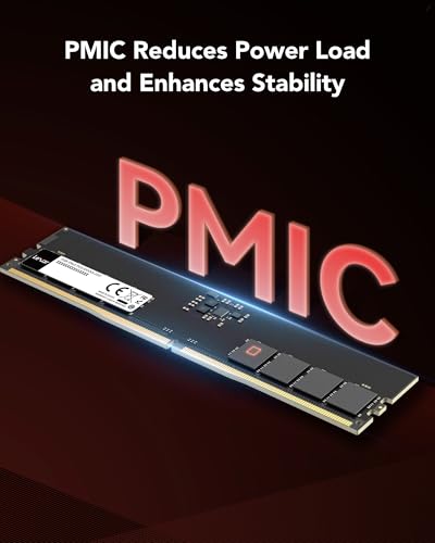 Image of Lexar UDIMM DDR5 RAM 8GB 5600 MHz, 288-Pin DDR5 UDIMM PC, DRAM Gaming High Performance U-DIMM Memory for Computer /PC /Computer, 1.1V, CL46-45-45-90(LD5U08G56C46ST-BGS)