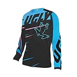 UGLY FROG MTB Jersey Damen Kurzarm/Langarm Downhill Trikot Radtrikot Damen Mountainbike Freeride BMX Fahrradtrikot Motocross DH FR Offroad Bekleidung