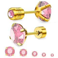 02-Pink Gem(Gold Color)