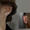 3 Pairs 925 Sterling Silver CZ Stud Earrings Set 3mm 4mm 5mm Cubic Zirconia Stud Earrings Men Women #4