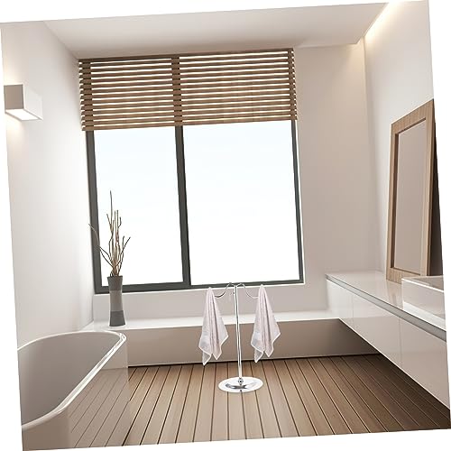 Toallero de encimera cromado y metálico para muebles de baño 7