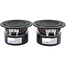 2PCS Subwoofer Audio Speaker Portable Mini Stereo Speakers Woofer Full Range Loudspeaker Horn 3 Inch 4 Ohm 8 Ohm 25W
