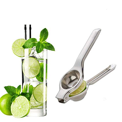 Meal Time Citrus Juicer  Stainless Steel Lemon Squeezer  Dishwasher Safe Juice Extractor for Kitchen, Home Bar, Restaurant  Manual Juicer Ideal for Lemonade, Cooking, Cocktails
