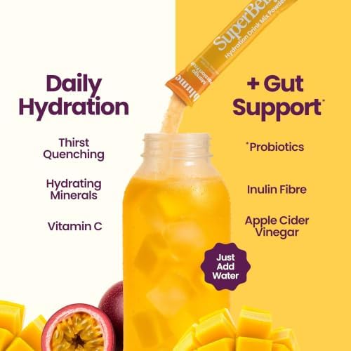 Blume SuperBelly Packets, Sugar-Free, with, Apple Cider Vinegar- Mango Passion Fruit, 15 Sticks - Canadian Brand - 2